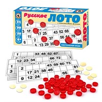 Лото Русское с пласт. фишками 02006