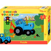 Пазл 35 Синий трактор 91484 Степ