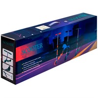 Самокат двухколесный оранжевый колеса 200 мм 141V-1116