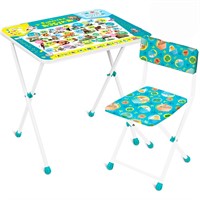 Набор мебели для детей КП1-Р/ПА Пушистая азбука разборный /Ника/