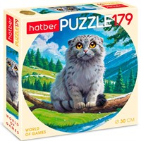 Пазл 179 эл. Милашка Манул 179ПЗк4_34630 Hatber