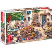 Пазл 1500 эл. Цветущий дворик 1500ПЗ2_35440 HATBER.