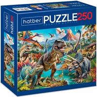 Пазл 250 эл. Мир динозавров 250ПЗ3_35437 Hatber