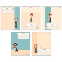 Тетрадь 12 л. линия Стильные девчонки 095692 Hatber