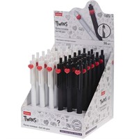 Ручка гелевая автомат Темно-синяя Дуалы 094484