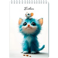 Блокнот 32 л. А5 Котенок и мышонок С1496-28