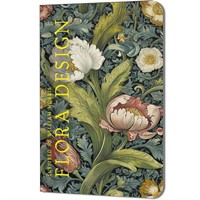 Блокнот 32 л. Flora design. Inspired by William Morris (белые и розовые цветы) 9785002414864