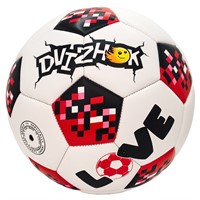 Мяч Футбол №5 Dvizhok 141-1-381D бело-красный