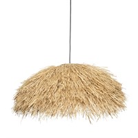 Плетеный абажур "Мохнатик" 50*30 см