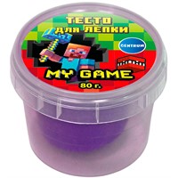 Набор для творчества Тесто для лепки My Game, цвет фиолетовый, 80 гр 77963