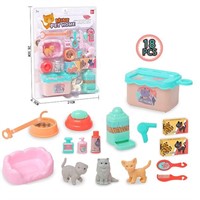 Игровой набор 832-89 питомцы кошечки с акс. на блистере