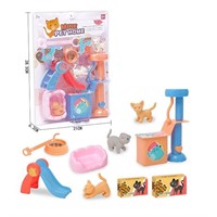 Игровой набор 832-94 питомцы кошечки с акс. на бл.