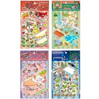 Набор наклеек 3d ROOM BOX Фэнтези 4 вида 77770