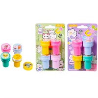 Набор штампиков с картинками Котики 4 шт M-20738