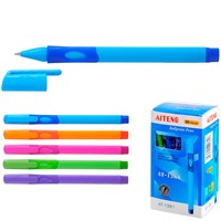 Ручка шариковая синяя для правшей AT-1361R