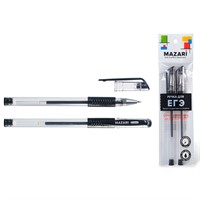 Набор ручек гелевых черных 2 шт. для ЕГЭ M-5523-2OPP-71