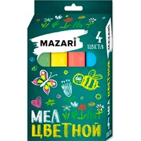 Мел цветной 4 шт. M-17310