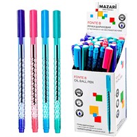 Ручка шариковая синяя FONTE B M-15592B-70