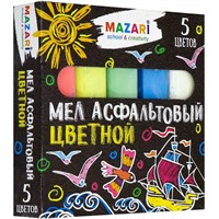 Мел цветной 5 шт. M-17356