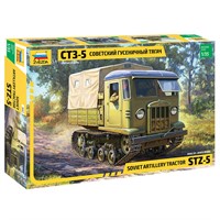 Сборная модель 3663 Советский гусеничный тягач СТЗ-5