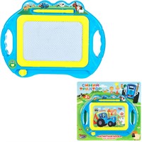 Доска для рисования Синий Трактор магнитная 20*15см, ч/б поле ИГРАЕМ ВМЕСТЕ B247-H27006-BTR