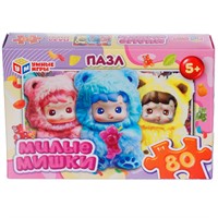 Пазл 80 Милые мишки 4630395068420