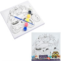 Набор Для Творчества Холст для росписи 20*20 см Машина трансформер МУЛЬТИ АРТ CANV20X20-132237