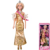 Кукла Карапуз MISS2-S-BB 29 см, руки и ноги сгибаются, с аксессуарами