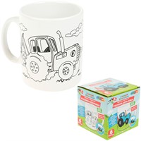 Набор для творчества Кружка для росписи СИНИЙ ТРАКТОР МУЛЬТИ АРТ MUG-ST