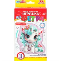 Набор для творчества Со стразами единорожка мульти арт FETR-120531