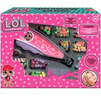 Набор для творчества Для украшения волос Лол с машинкой 35*26 см МУЛЬТИ АРТ BEADS-123501