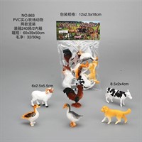 Набор Животных 863 Домашние в пак.