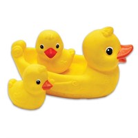 Резиновая игрушка Утка с утятами С-674 Огонек /12/