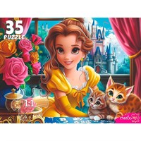 Пазл 35 Принцесса с котятами Ф35-3425