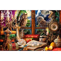 Пазл 1500 Вечерний натюрморт с совами Ф1500-2861