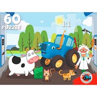 Пазл 60 Синий трактор П60-2882