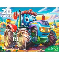 Пазл 20 Макси Трактор в поле УК20-2389