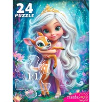 Пазл 24 Макси Принцесса и олененок ПУ24-3176