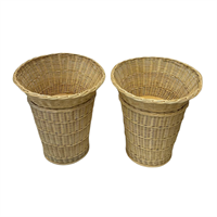 Напольная плетеная корзина с чашей В66 Д58 см