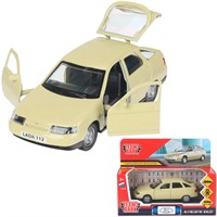 Модель 2112-12-BG-WOD ВАЗ-2112 12 см, двери, багаж, бежевый Технопарк в кор.