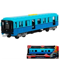Модель SUBWAY-30PL-BU1 Электровагон 30 см, двер,4 кноп,инерц,син-голуб Технопарк в кор.