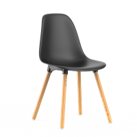 Стул BRAVA (черный) PP1002B  (от 12 шт)