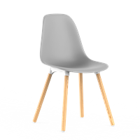 Стул BRAVA (серый new) PP1002NG (от 12 шт)