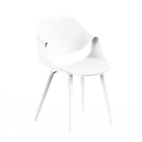Стул SATIE SOFT W (белый) PP1220W (от 12 шт)