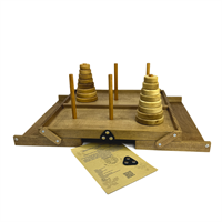 Настольная игра из дерева «Ханойские башни» M