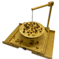 Настольная игра из дерева «Балансир» с открывающимися крышками M