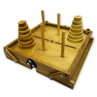 Настольная игра из дерева «Ханойские башни» S