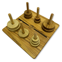 Настольная игра из дерева «Ханойские башни» XS