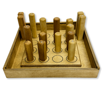 Настольная игра из дерева «Кварто» в пенале Лайт