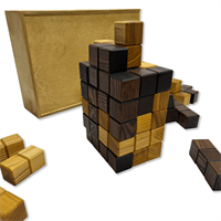 Деревянная головоломка «Тетрис 3D куб»